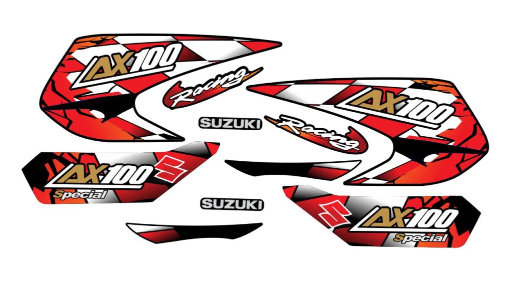 AX 100 PERSONALIZADA RACING Calcas Monkey