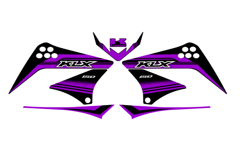 KLX 2015 PERSONALIZADA MORADO Calcas Monkey