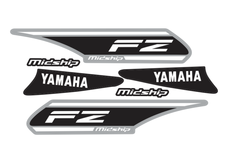 FZ 16 TIPO ORIGINAL MIDSHIP GRIS – Calcas Monkey