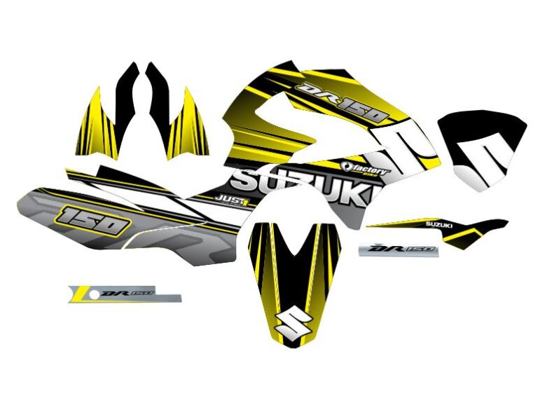 DR 150 TIPO MOTOCROSS COMPLETO AMARILLO Calcas Monkey