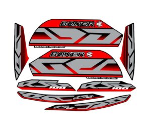 BOXER CT 100RS PERSONALIZADA ROJO – Calcas Monkey