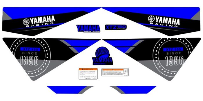 XTZ 150 PERSONALIZADA 1996 AZUL