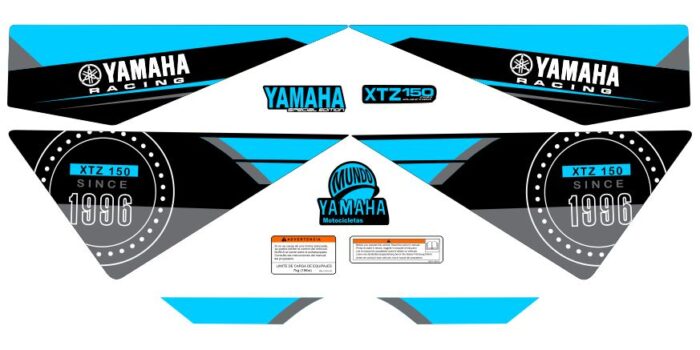 XTZ 150 PERSONALIZADA 1996 AZUL CIELO