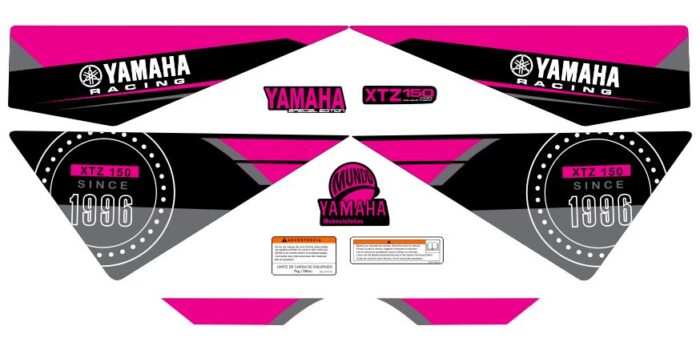 XTZ 150 PERSONALIZADA 1996 FUCSIA