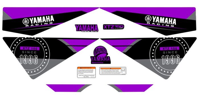 XTZ 150 PERSONALIZADA 1996 MORADO