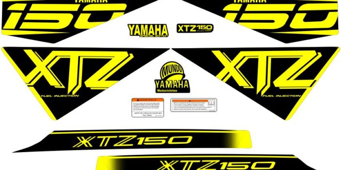 XTZ 150 TIPO ORIGINAL NEON AMARILLO