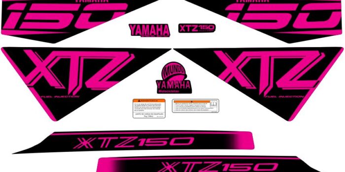 XTZ 150 TIPO ORIGINAL NEON FUCSIA