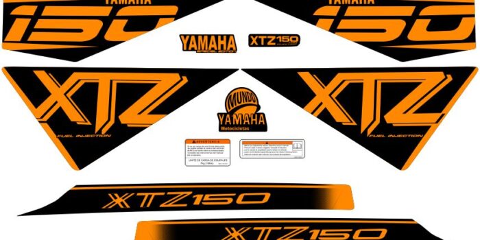 XTZ 150 TIPO ORIGINAL NEON NARANJA