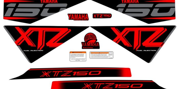 XTZ 150 TIPO ORIGINAL 2025 ROJO