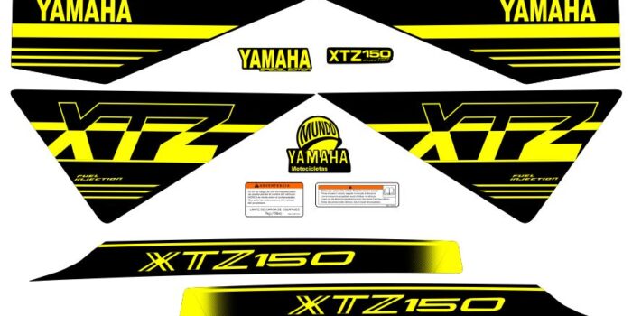 XTZ 150 TIPO ORIGNAL UNICOLOR AMARILLO