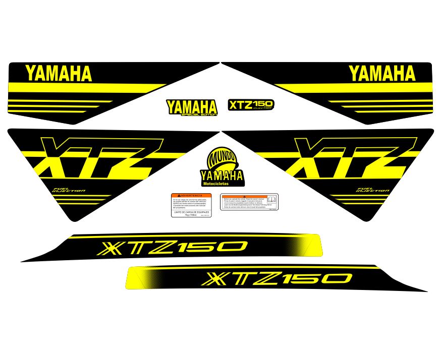 XTZ 150 TIPO ORIGNAL UNICOLOR AMARILLO