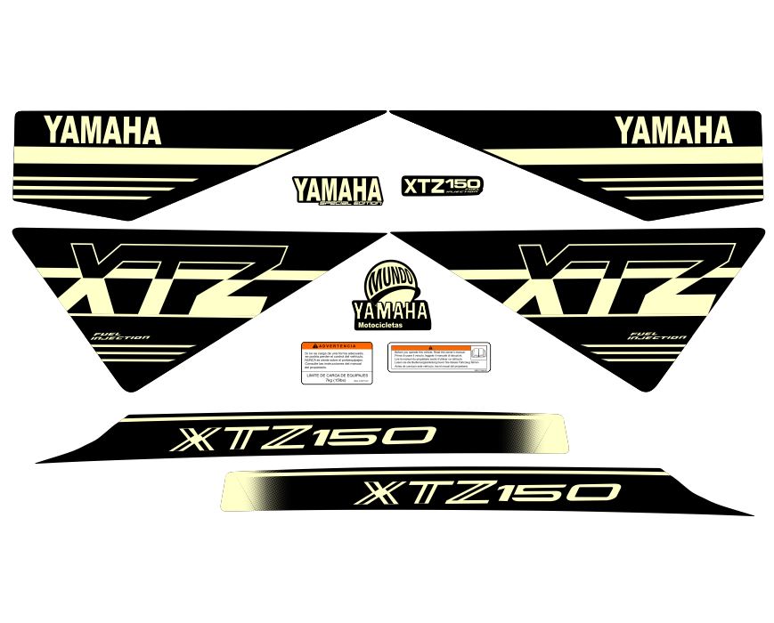 XTZ 150 TIPO ORIGNAL UNICOLOR BEIGE