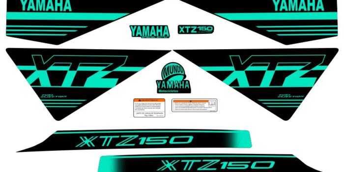 XTZ 150 TIPO ORIGNAL UNICOLOR AGUAMARINA