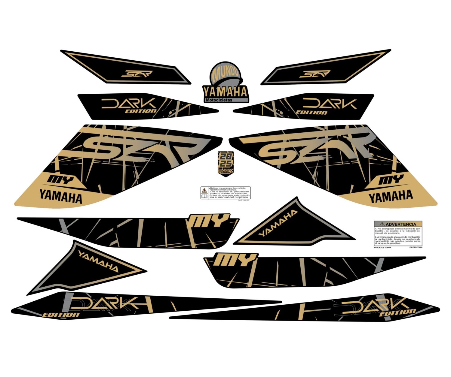 SZR DARK DOBLE COLOR DORADO GRIS