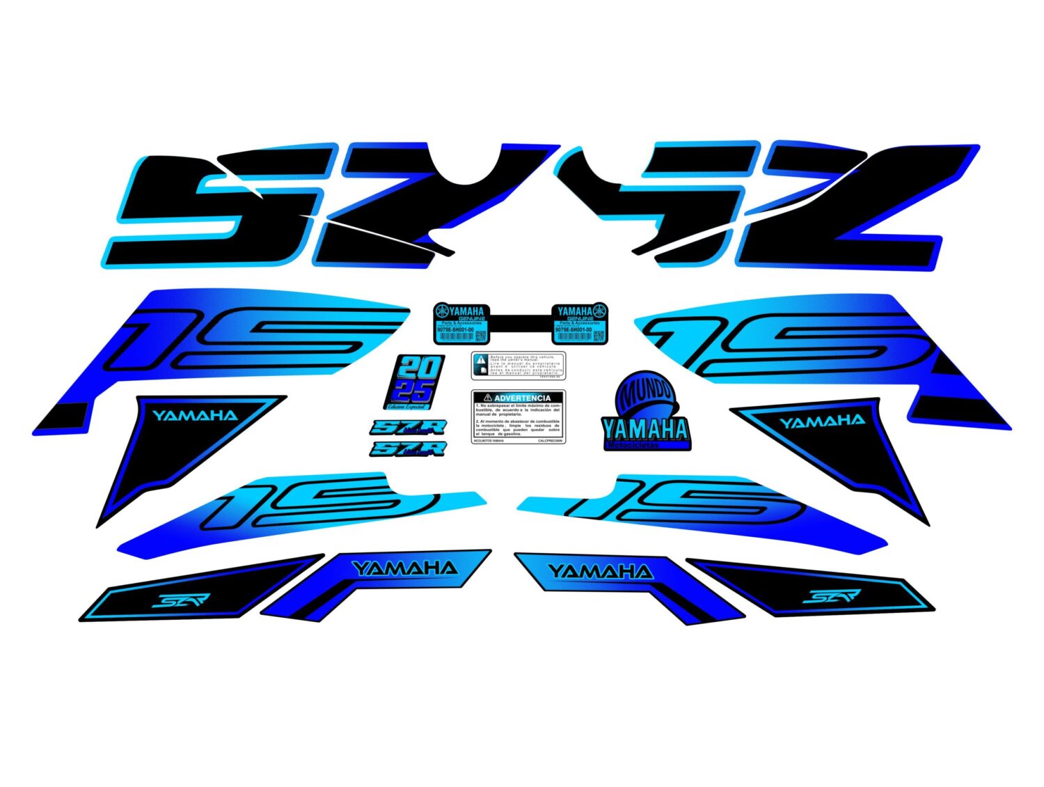 SZR 2025 DOBLE COLOR AZUL CYAN