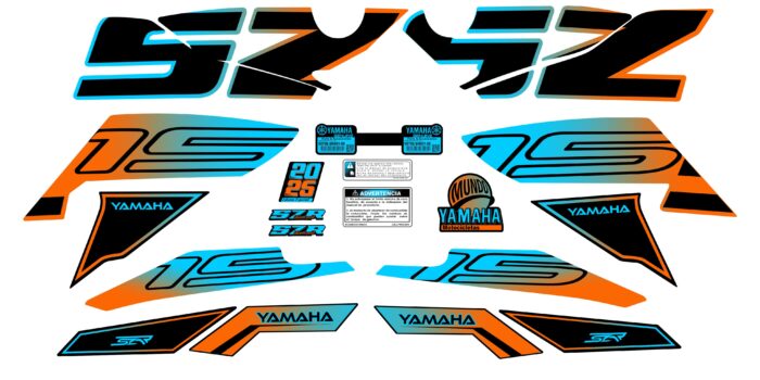 SZR 2025 DOBLE COLOR NARANJA CYAN