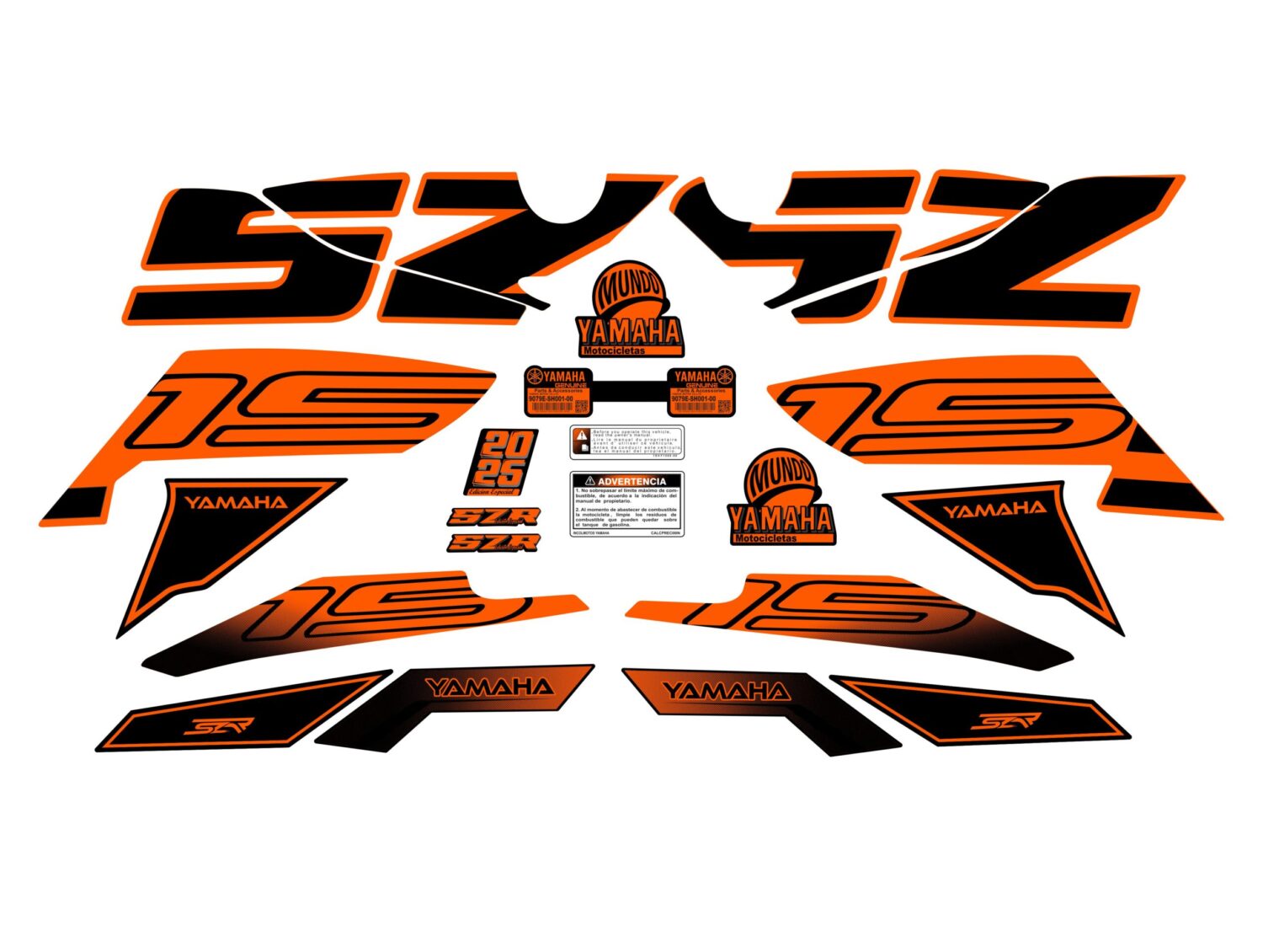 SZR 2025 TIPO ORIGINAL NARANJA