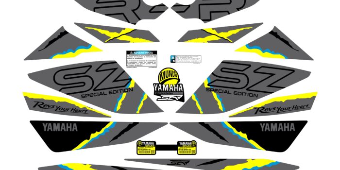 SZR SPECIAL EDITION AZUL CIELO AMARILLO