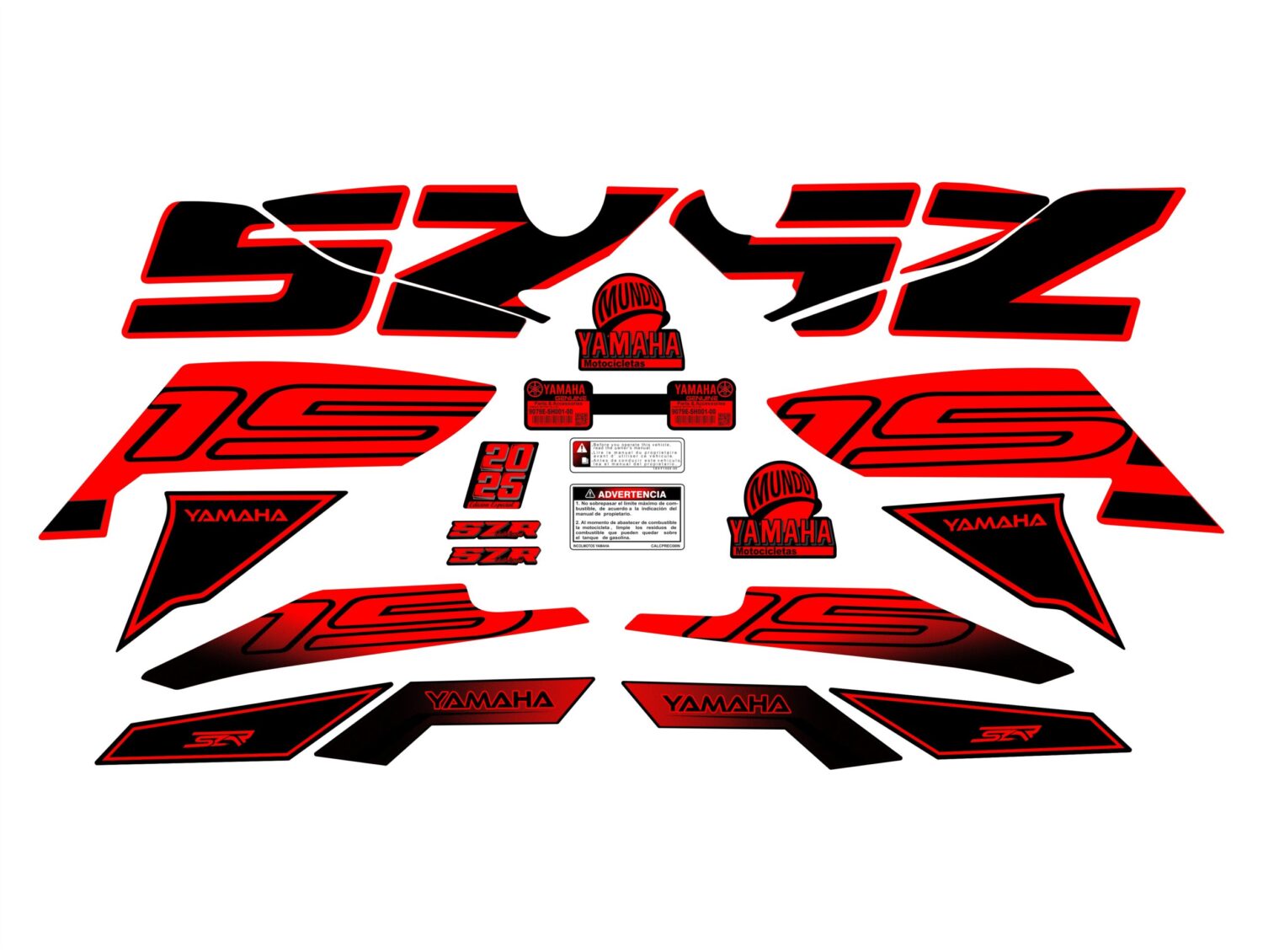 SZR 2025 TIPO ORIGINAL ROJO