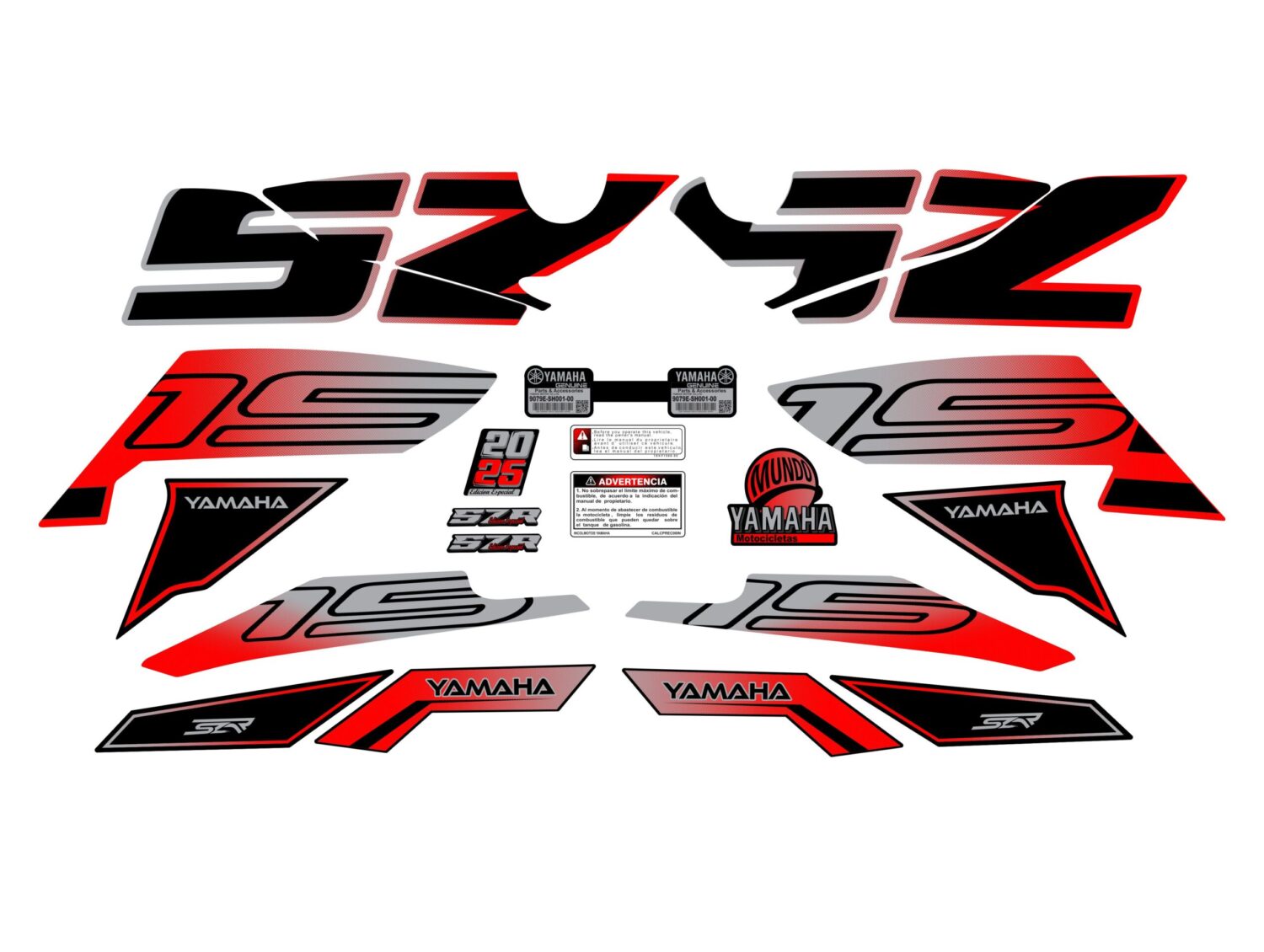 SZR 2025 DOBLE COLOR ROJO GRIS