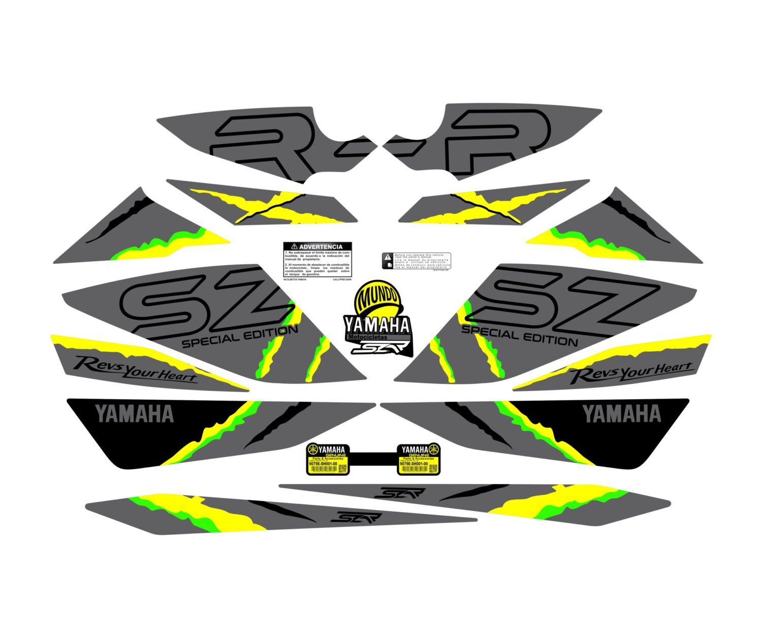 SZR SPECIAL EDITION VERDE AMARILLO