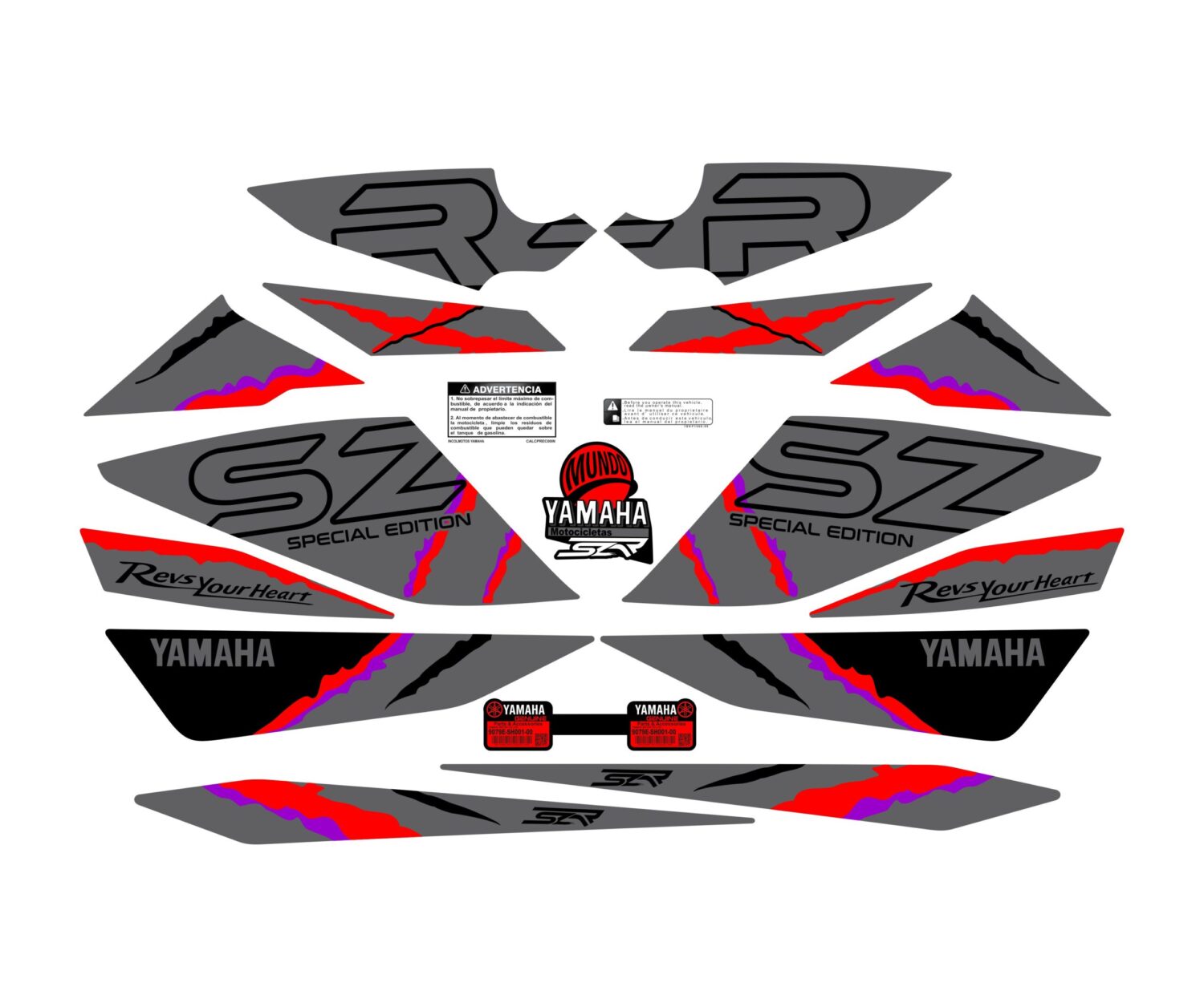 SZR SPECIAL EDITION MORADO ROJO