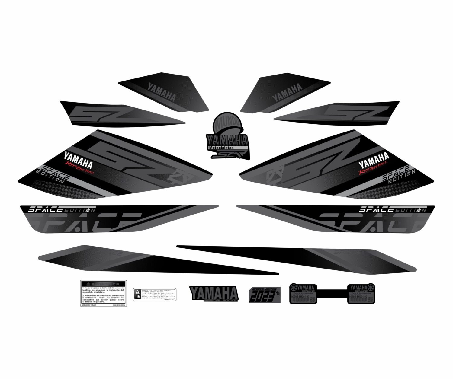 SZR SPACE GRIS CLARO NEGRO