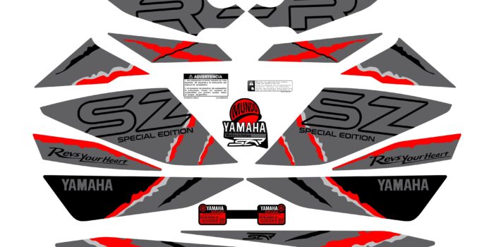 SZR SPECIAL EDITION GRIS ROJO