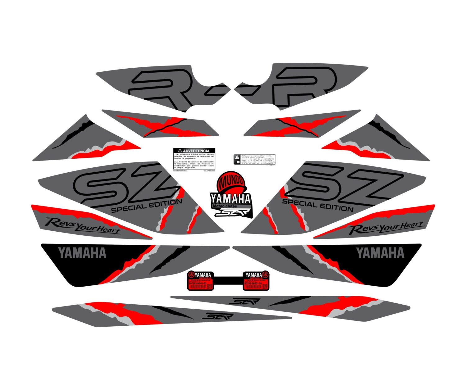 SZR SPECIAL EDITION GRIS ROJO