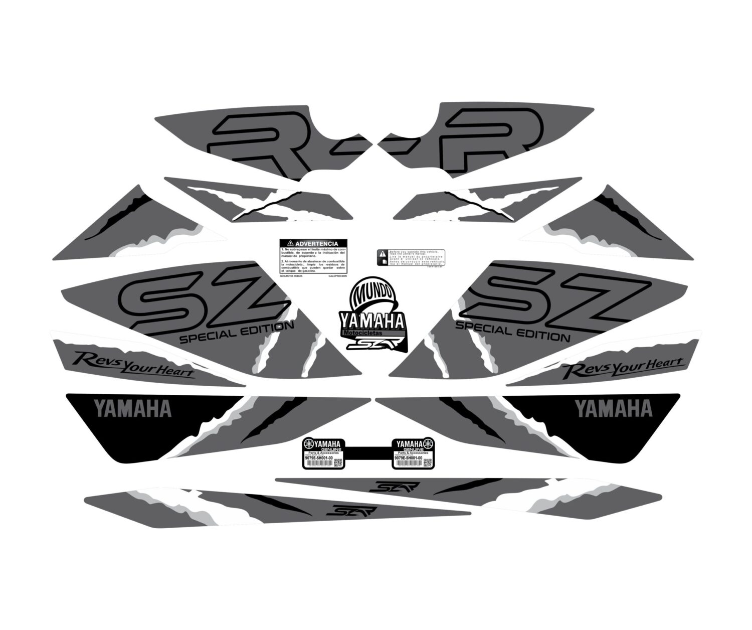 SZR SPECIAL EDITION GRIS BLANCO