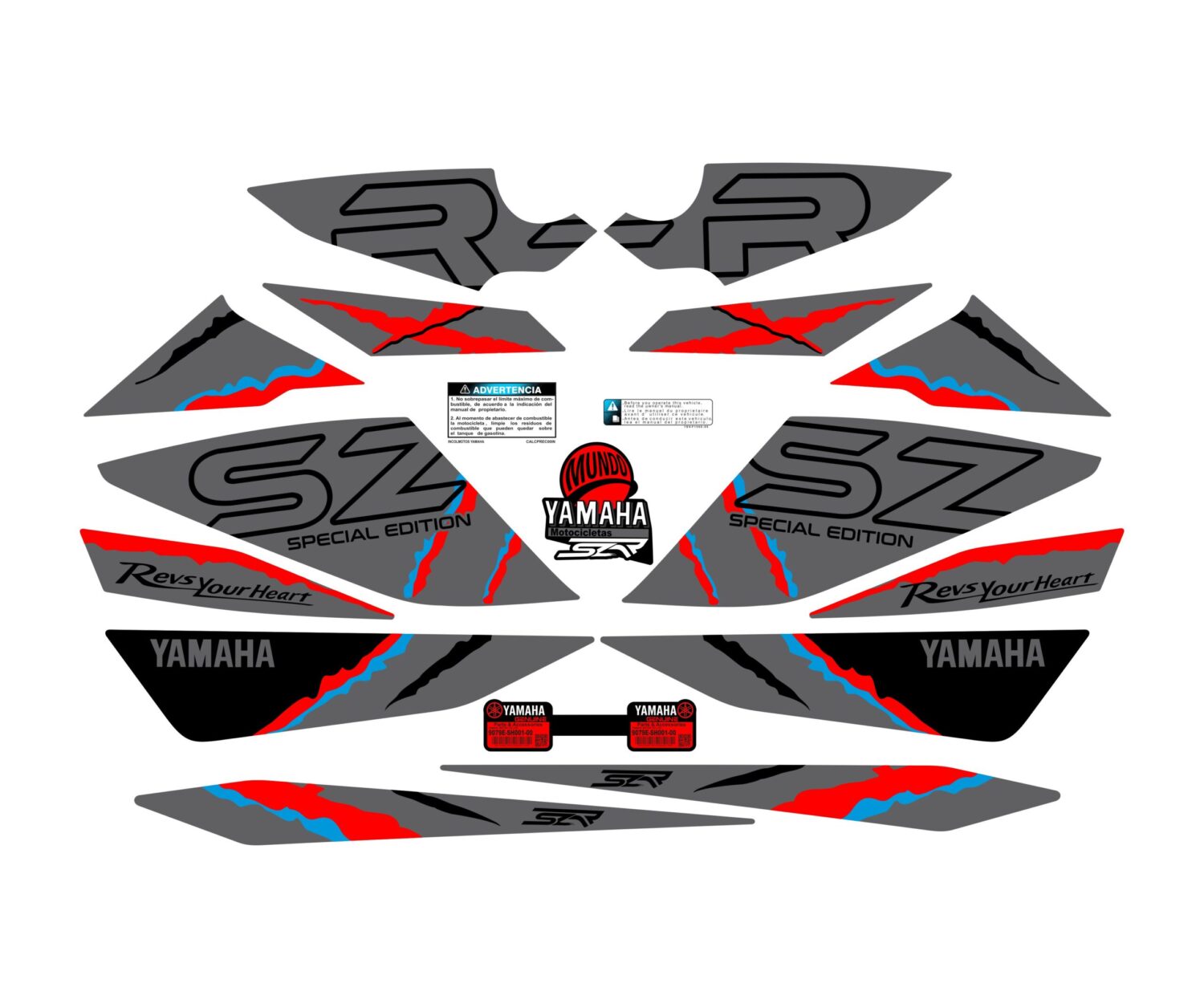 SZR SPECIAL EDITION ROJO CYAN