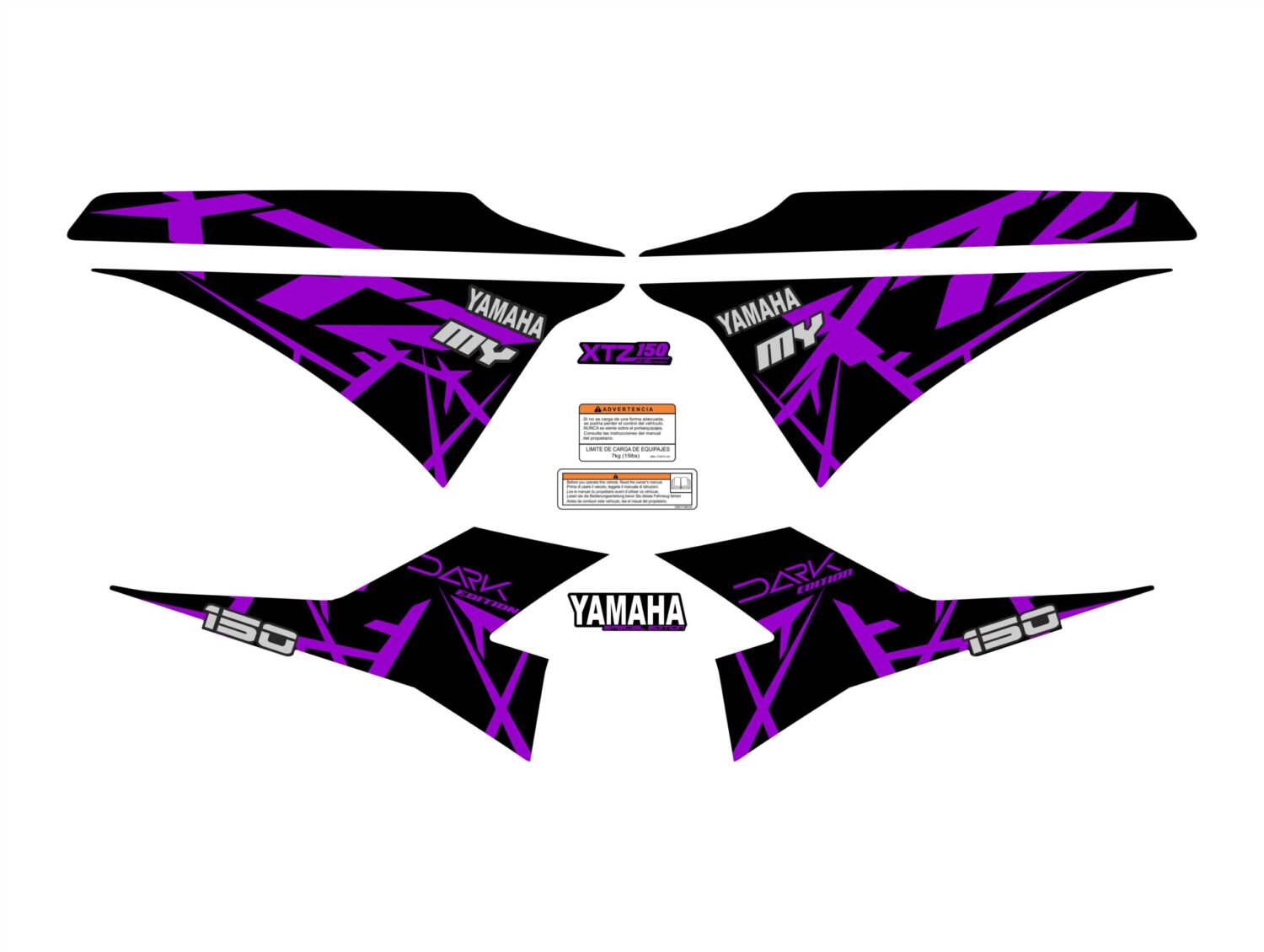 XTZ 150 DARK MORADO