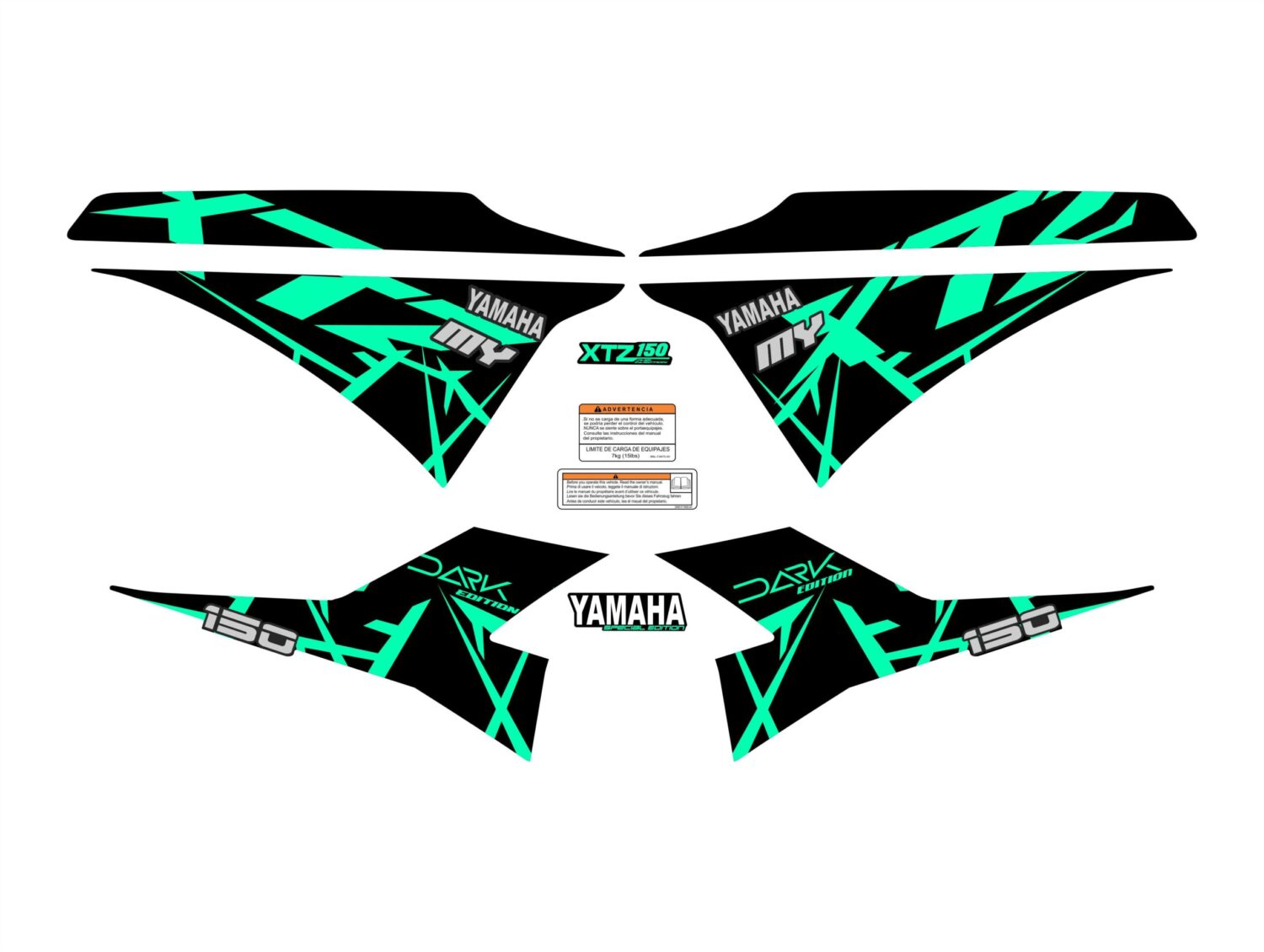 XTZ 150 DARK VERDE MENTA