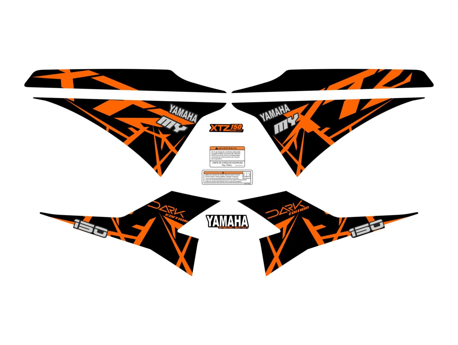 XTZ 150 DARK NARANJA