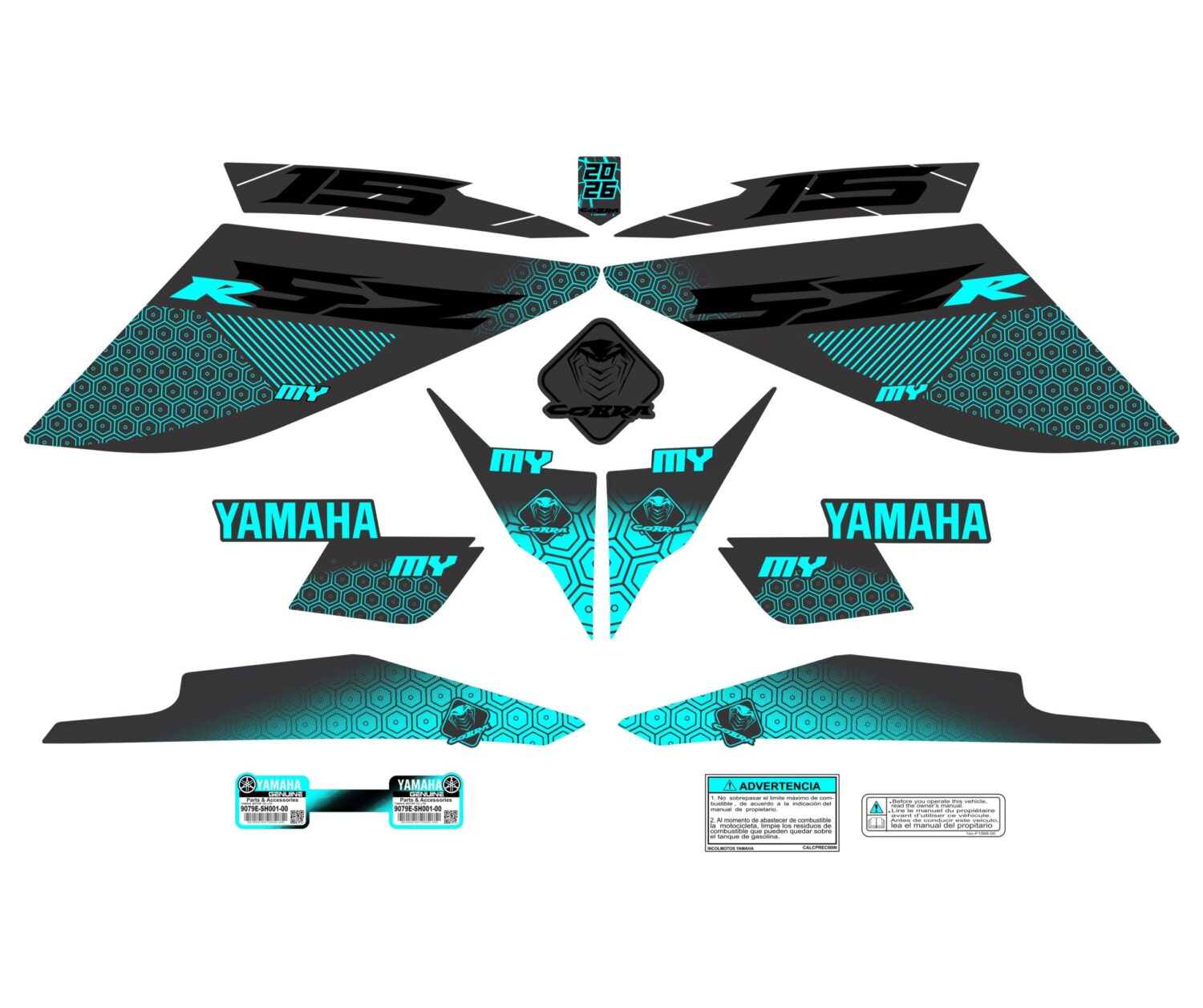 SZR EDICION ESPECIAL COBRA CYAN