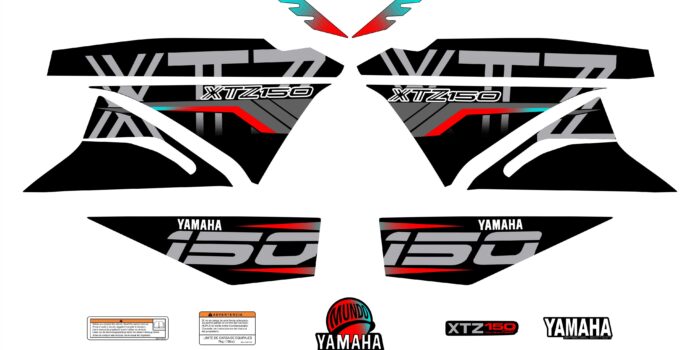 XTZ PERSONALIZADO COMPLETO TIPO 250 NEGRO AGUAMARINA ROJO