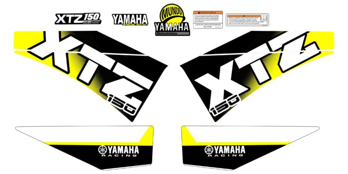 XTZ 150 PERSONALIZADA ROUNDED AMARILLO