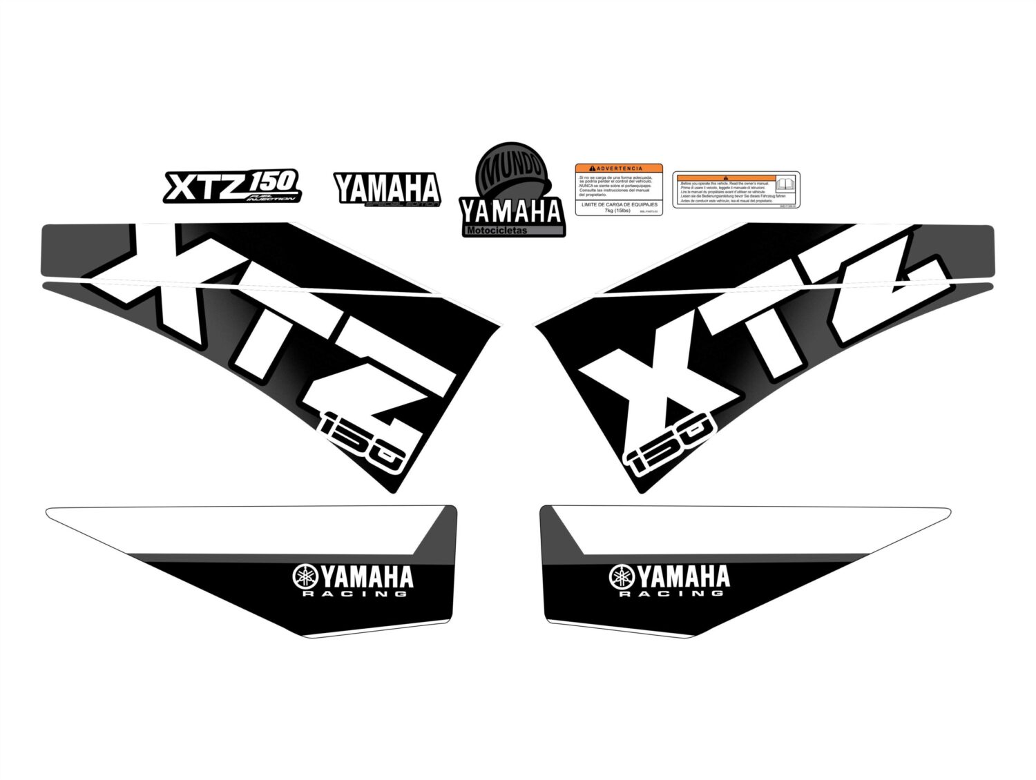 XTZ 150 PERSONALIZADA ROUNDED GRIS