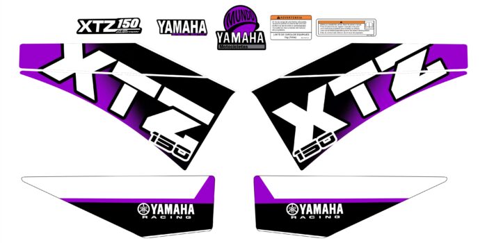 XTZ 150 PERSONALIZADA ROUNDED MORADO
