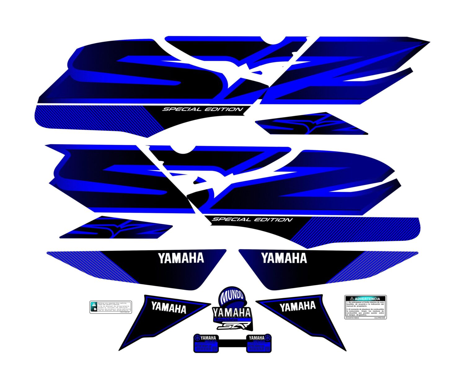 SZR SPECIAL EDITION TANQUE GRANDE AZUL