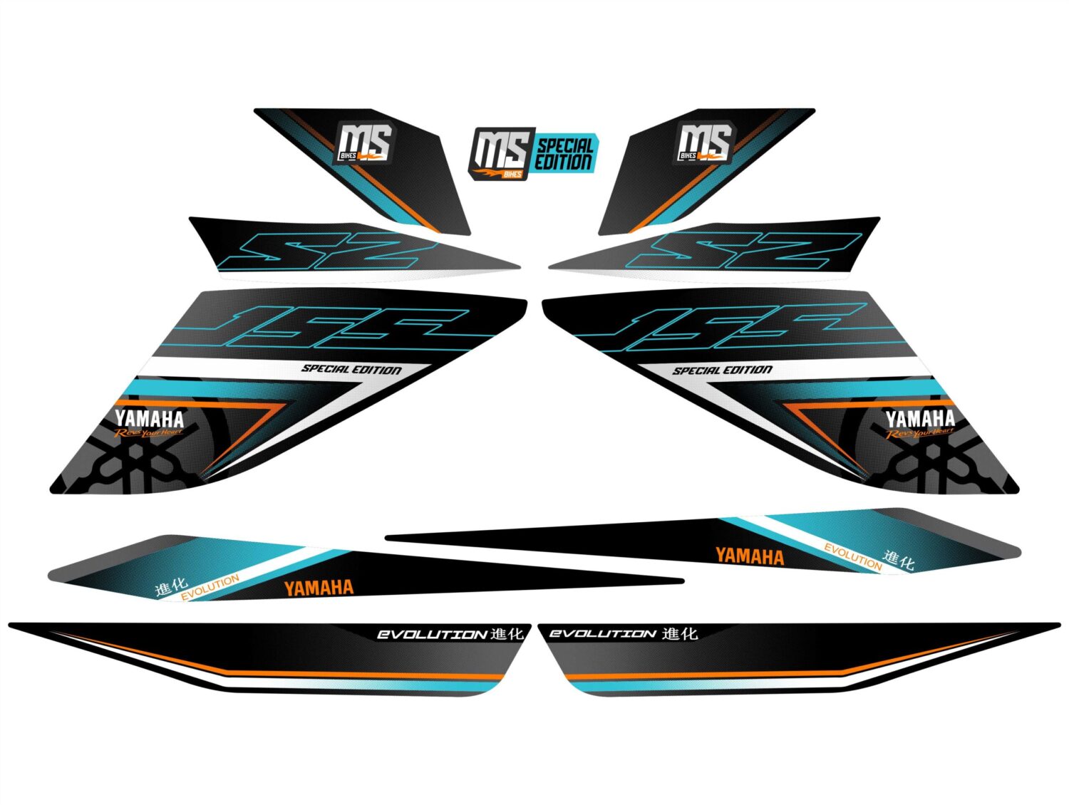 SZR EVOLUTION NARANJA MENTA COLOR ORIGINAL