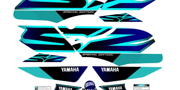 SZR SPECIAL EDITION TANQUE GRANDE MENTA AZUL