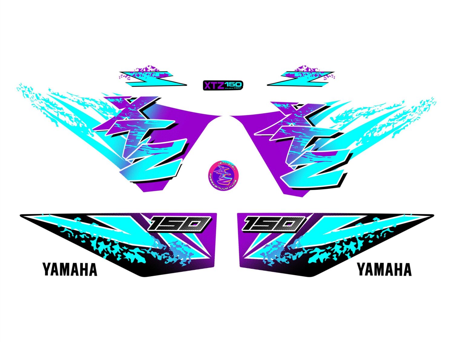 XTZ 150 50TH EDICION ESPECIAL MENTA MORADO