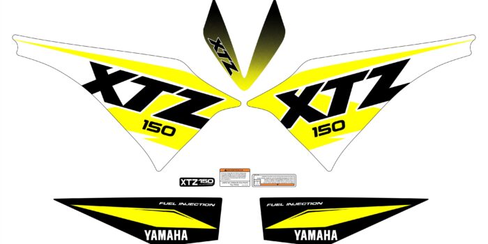 XTZ 150 PERSONALIZADO SENCILLO AMARILLO