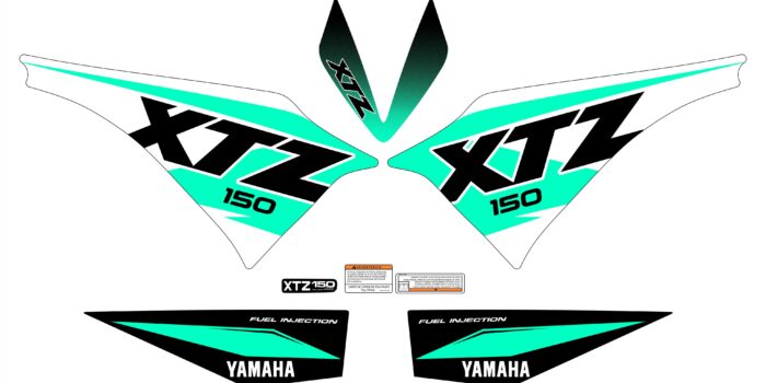 XTZ 150 PERSONALIZADO SENCILLO VERDE MENTA