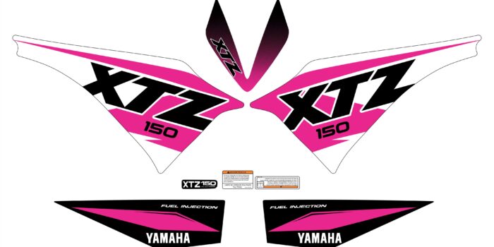 XTZ 150 PERSONALIZADO SENCILLO FUCSIA