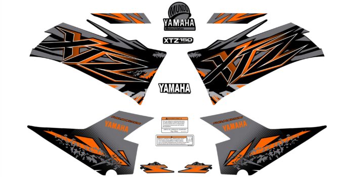 XTZ PERSONALIZADO CHISPAZO NARANJA