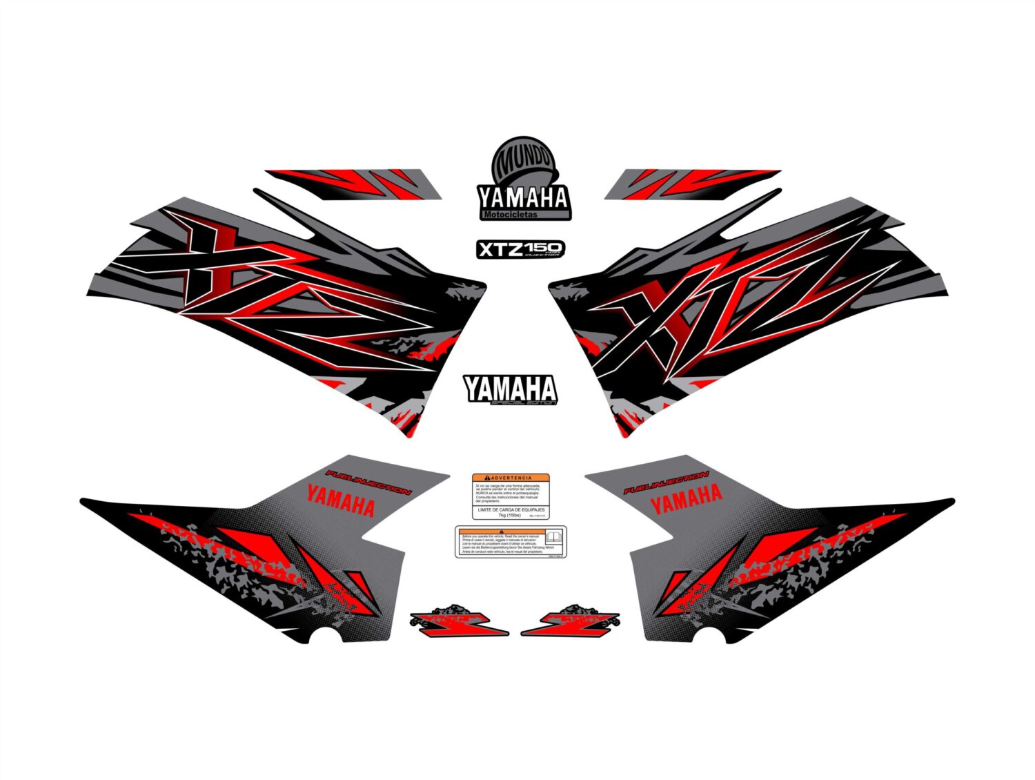 XTZ PERSONALIZADO CHISPAZO ROJO