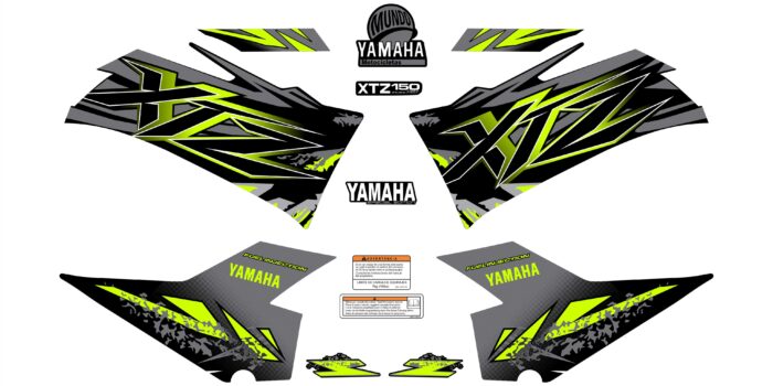 XTZ PERSONALIZADO CHISPAZO VERDE LIMA