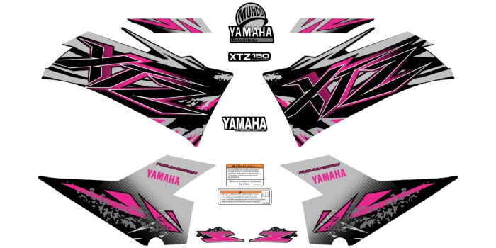 XTZ PERSONALIZADO CHISPAZO FUCSIA